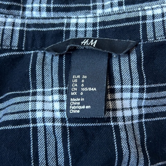H&M Plaid Button Down Shirt - Picture 8 of 9